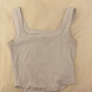 Madewell Women's Ribbed cotton Cream Tank Top good condition size XS